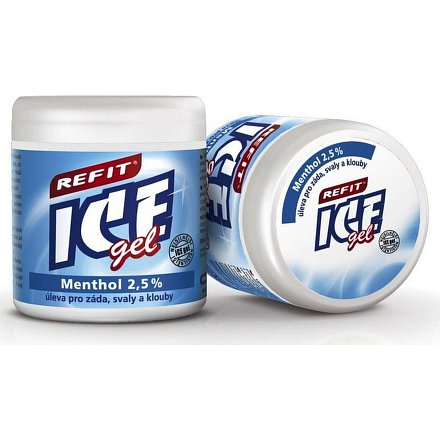 Refit Ice gel s mentholem 2.5% 500ml modrý