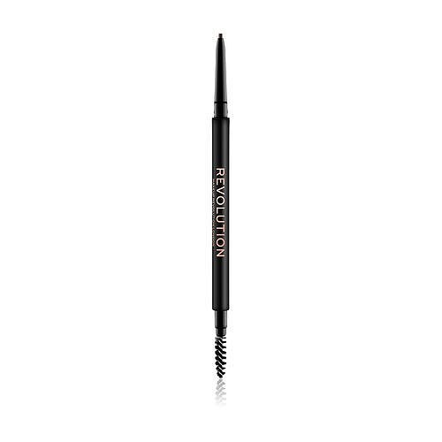Revolution precizní tužka na obočí s kartáčkem medium brown