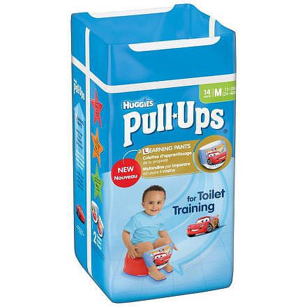 Tréninkové plenky Pull Ups pro chlapce s váhou 11-18 kg.