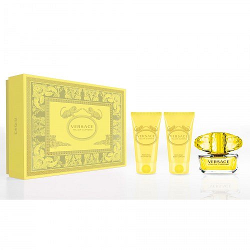 Versace Yellow Diamond Kit dárková kazeta EdT 50ml +50ml+50ml