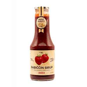 Nature Notea Babiččin sirup ovocný Jahoda 500 ml
