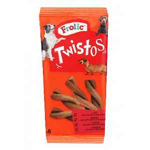 Frolic Pochoutka Twistos 6ks S Hovězím