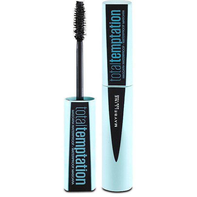 Maybelline Voděodolná řasenka Total Temptation 9,4 g Black