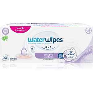 WaterWipes Soothing Clean dětské jemné vlhčené ubrousky 6x60 ks