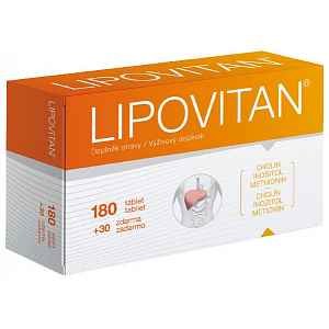 Lipovitan tablety 180 + 30 zdarma