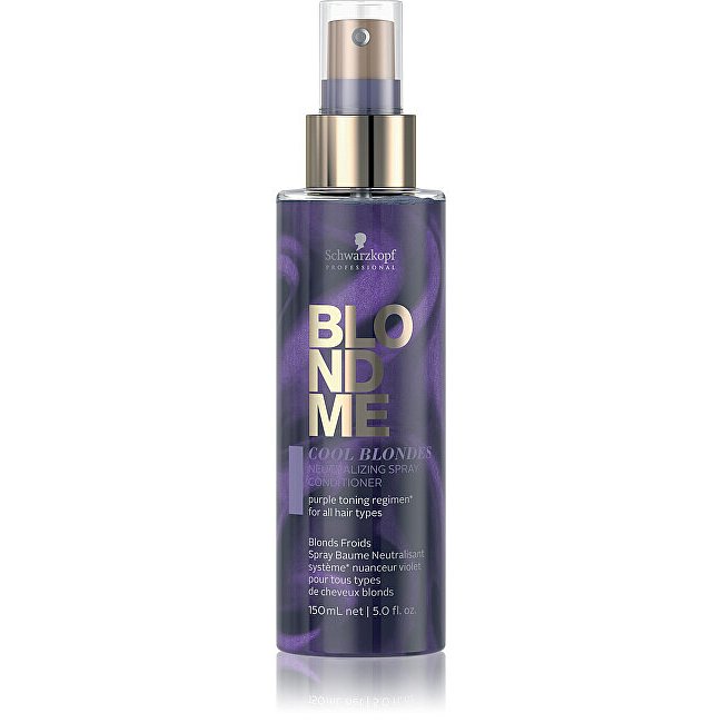 Kondicionér ve spreji neutralizující žluté tóny BLONDME Cool Blondes (Neutralizing Spray Conditioner) 150 ml