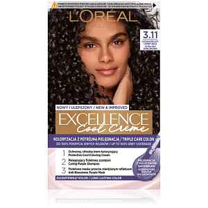 L’Oréal Paris Excellence Cool Creme barva na vlasy odstín 3.11 Ultra Ash Dark Brown 1 ks