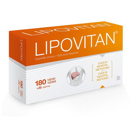 Lipovitan tablety 180 + 30 zdarma