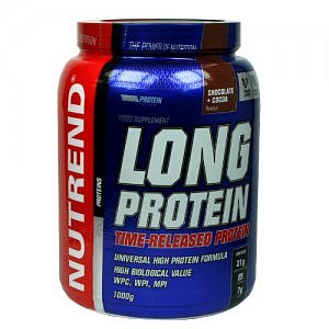 Nutrend LONG PROTEIN 1000g -čokoláda, kakao-