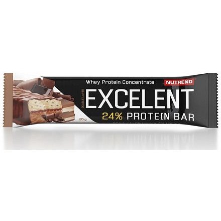 Tyčinka EXCELENT BAR DOUBLE čokoláda, nugát s brusinkami 85g Nutrend