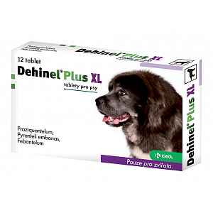 Dehinel Plus XL odčervovací tablety 12ks