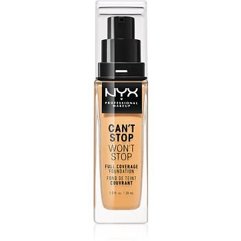 NYX Professional Makeup Can't Stop Won't Stop vysoce krycí make-up odstín 12 Classic Tan 30 ml