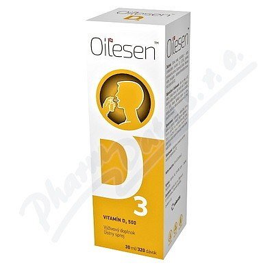 Oilesen Vitamin D3 500 ústní sprej 30ml