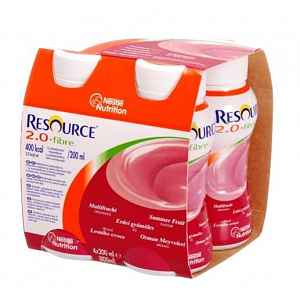 RESOURCE 2,0 KCAL FIBRE LESNÍ PLODY 4X200 ML perorální SOL 4X200ML