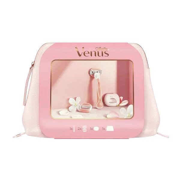 Gillette Venus ComfortGlide Dárková sada: Strojek + hlavice + kryt + taštička