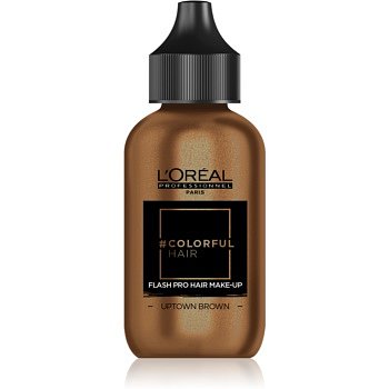 L’Oréal Professionnel Colorful Hair Pro Hair Make-up jednodenní vlasový make-up odstín Uptown Brown 60 ml