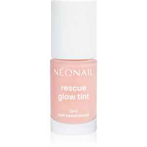 NEONAIL Rescue Glow Tint 3in1 Nail Conditioner pečující lak na nehty odstín Peachy Nude 7.2 ml
