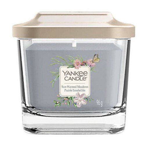 Yankee Candle Aromatická svíčka malá hranatá Sun-Warmed Meadows 96 g