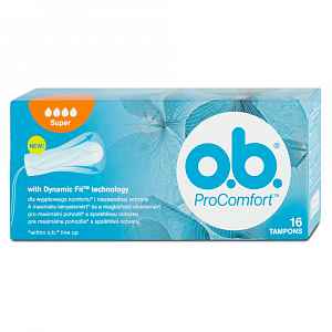 o.b. tampony ProComfort Super 16 ks