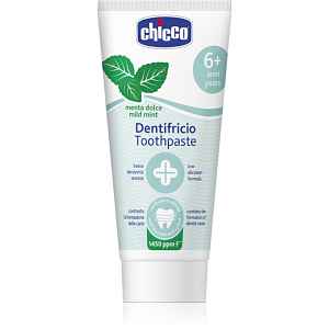 Chicco Toothpaste Mild Mint dětská zubní pasta 6+ let 1 ks