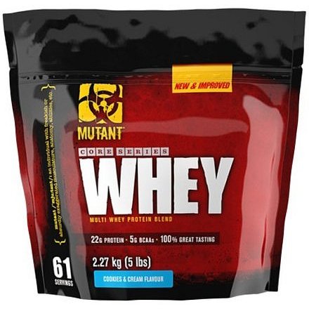 Mutant Core Series Whey (New & Improved) vanilka 2270g