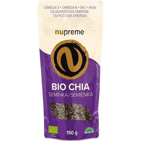 Nupreme BIO Chia semínka 150g