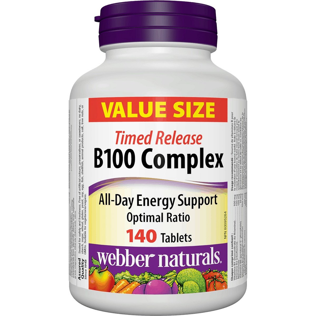 Webber Naturals B100 Complex Timed Release 140 tablet