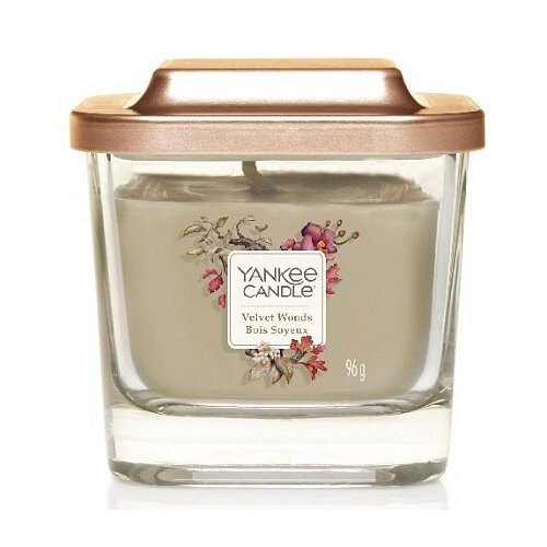 Yankee Candle Aromatická svíčka malá hranatá Velvet Woods  96 g