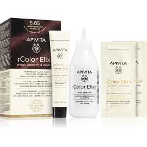 Apivita My Color Elixir barva na vlasy bez amoniaku odstín 5.65 Light Brown Red Mahogany 1 ks