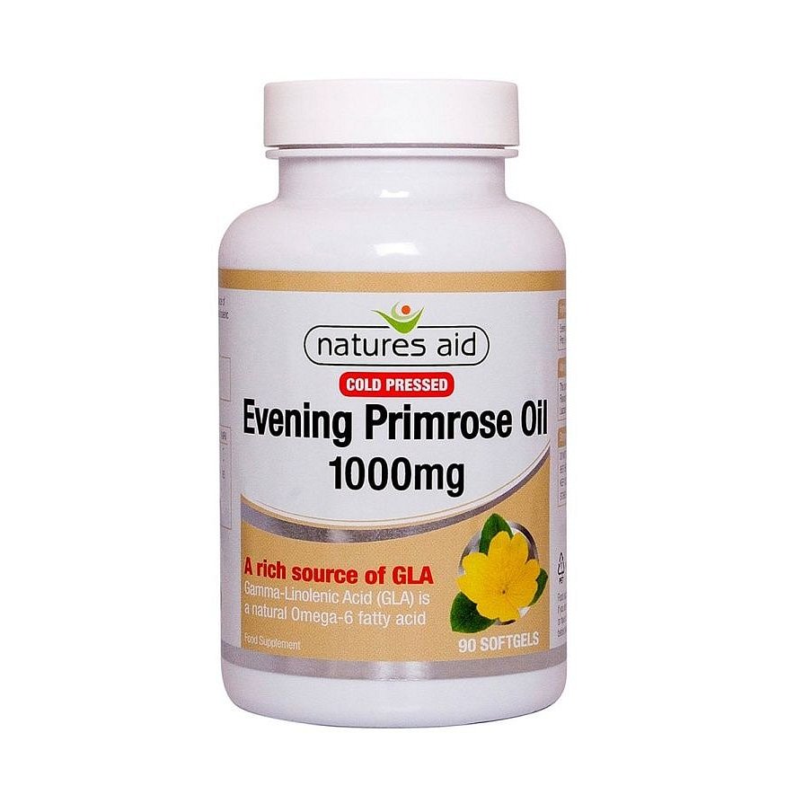 Natures Aid Pupalka dvouletá 1000 mg 90 kapslí