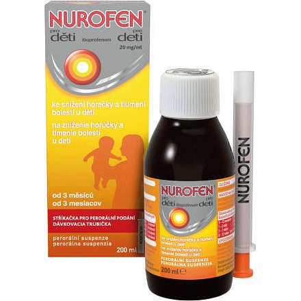 Nurofen pro děti 20mg/ml por.sus.200ml II