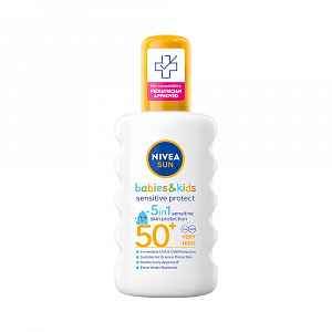 NIVEA Sun dětský sprej na opalování Sensitive OF50+ 200ml