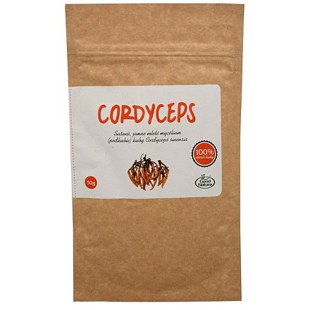 Cordyceps prášek 100% sušené mycelium 50g