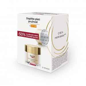 Eucerin Hyaluron-Filler + Elasticity SPF30 denní krém a náhradní náplň 2x50 ml