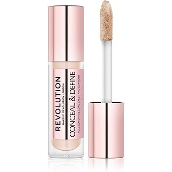 Makeup Revolution Conceal & Define tekutý korektor odstín C 6,5 4 g