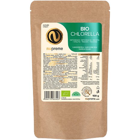 Nupreme BIO Chlorella prášek 100g