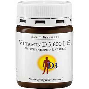 Sanct Bernhard Vitamin D 5.600 IU postupné uvolňování 26 kapslí