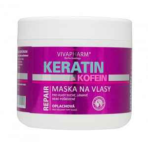 VivaPharm Keratinová vlasová maska 600ml