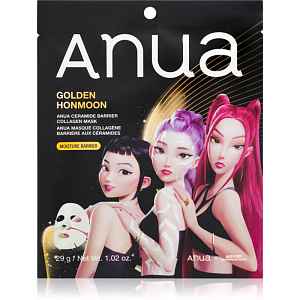 Anua K-Pop Demon Hunters Ceramide Barrier Collagen Mask vyhlazující plátýnková maska s gelovou texturou 29 g