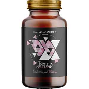 BrainMax Women Beauty Fish Collagen, mořský rybí kolagen Naticol®, 1448 mg, 100 rostlinných kapslí