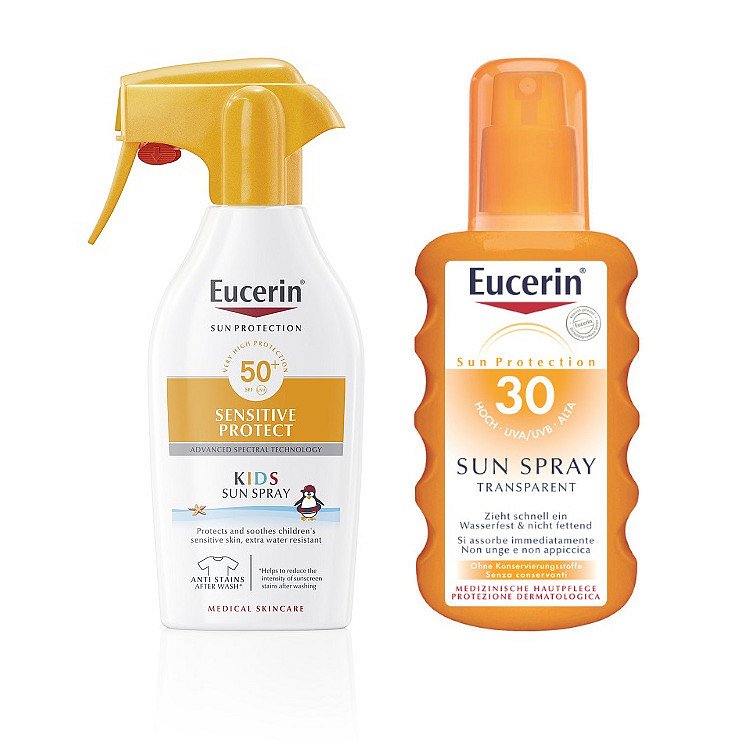 EUCERIN SUN Dětský sprej SPF50+Tran.spr.SPF30ZDARM