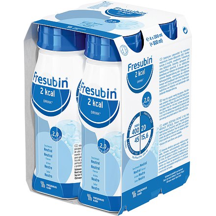 Fresubin 2 kcal drink neutral perorální roztok  4 x 200 ml