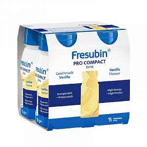 FRESUBIN PRO COMPACT DRINK PŘÍCHUŤ VANILKOVÁ POR SOL 4X125ML