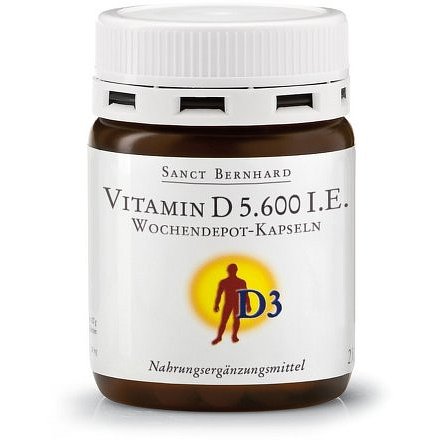 Sanct Bernhard Vitamin D 5.600 IU postupné uvolňování 26 kapslí