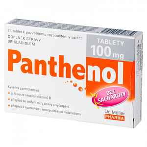 Panthenol tablety 100 mg tablety 24