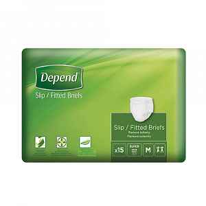 Depend plenkové kalhotky Slip Super M 15ks