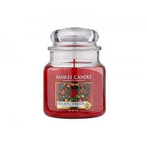 Yankee Candle Red Apple Wreath vonná svíčka Classic střední 411 g