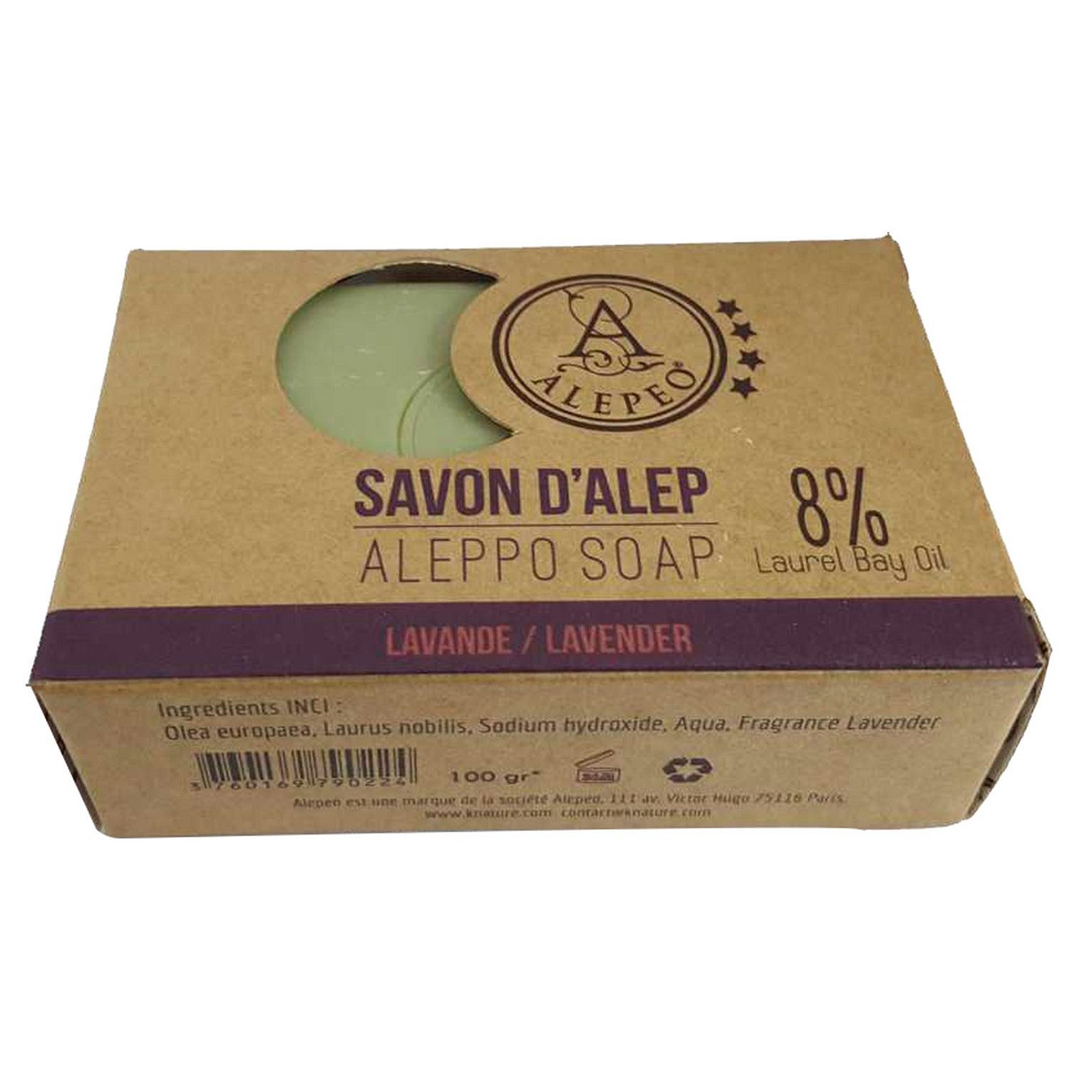 ALEPEO Tradiční ručně vyráběné mýdlo Levandule 8% 100 g
