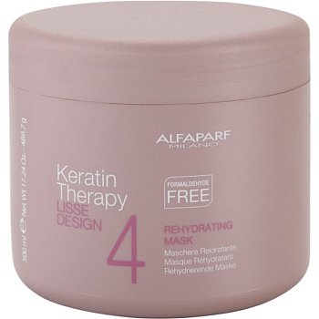 Alfaparf Milano Lisse Design Keratin Therapy rehydratační maska pro všechny typy vlasů  500 ml