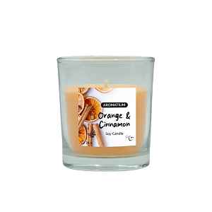 Aromatium Sójová svíčka Orange & Cinnamon